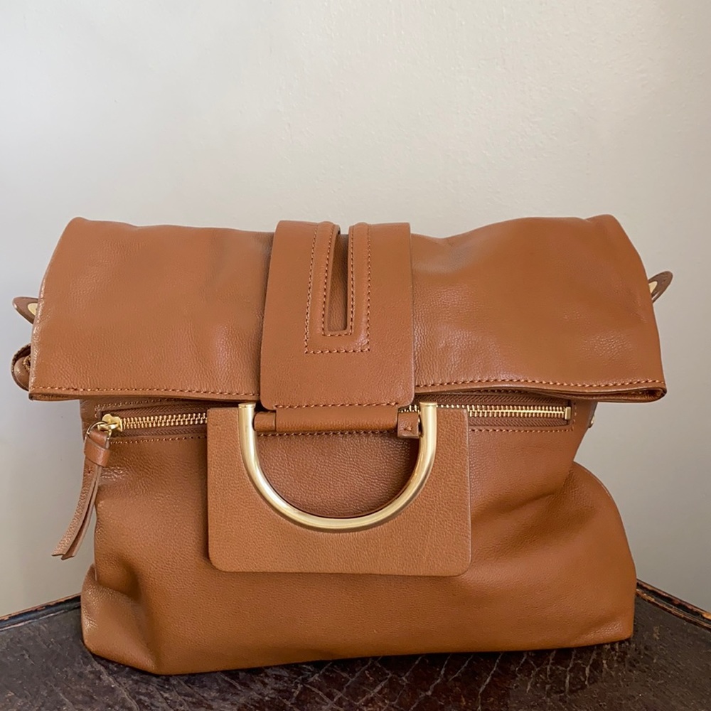 Diane von Furstenberg NEW Large LEATHER Shoulder Bag.